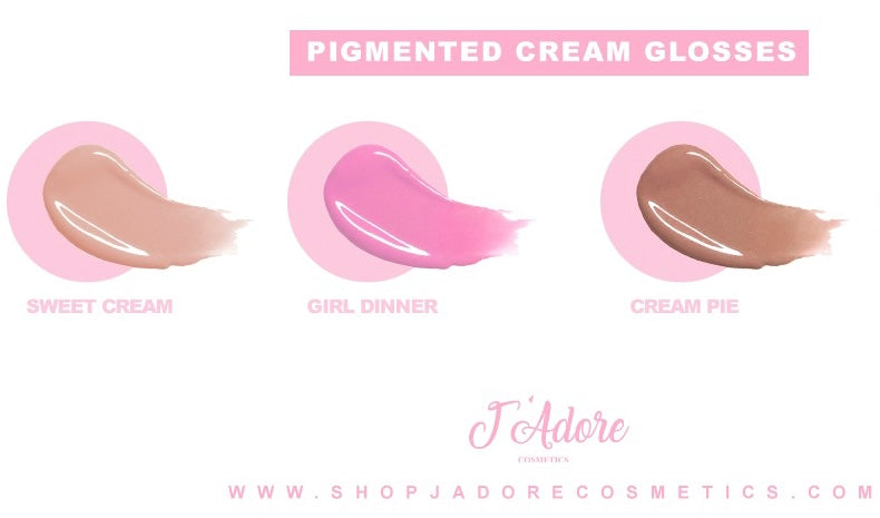 J’Adore Kisses Pigmented Gloss Bundle 3pc set.